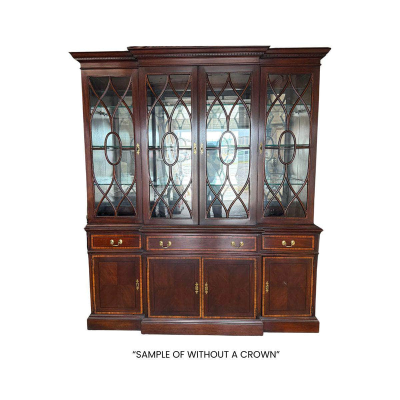China Cabinets & Hutches Vintage Pennsylvania House Breakfront China Cabinet - Custom Lacquered The Resplendent Crow