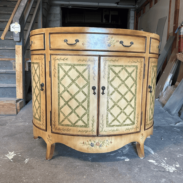 Curved Demi Cabinet - Custom Lacquered The Resplendent Home
