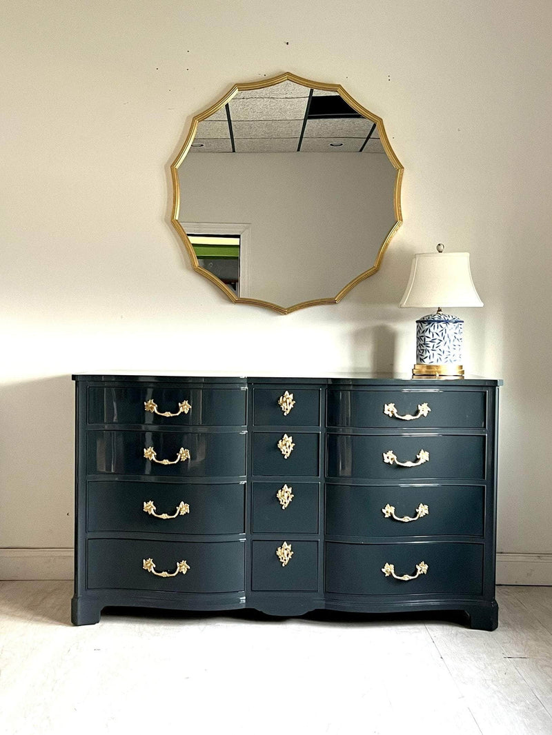 Dark Gray Lacquered Dresser The Resplendent Home