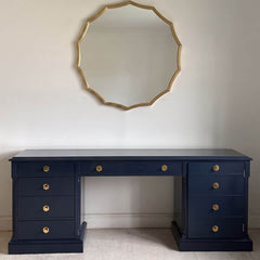 Extra Long Executive Desk in Naval - Ready To Ship
