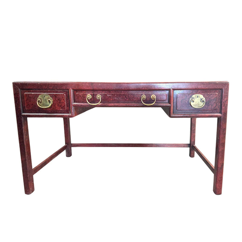 Desk Henredon Chinoiserie Desk - Custom Lacquered The Resplendent Crow