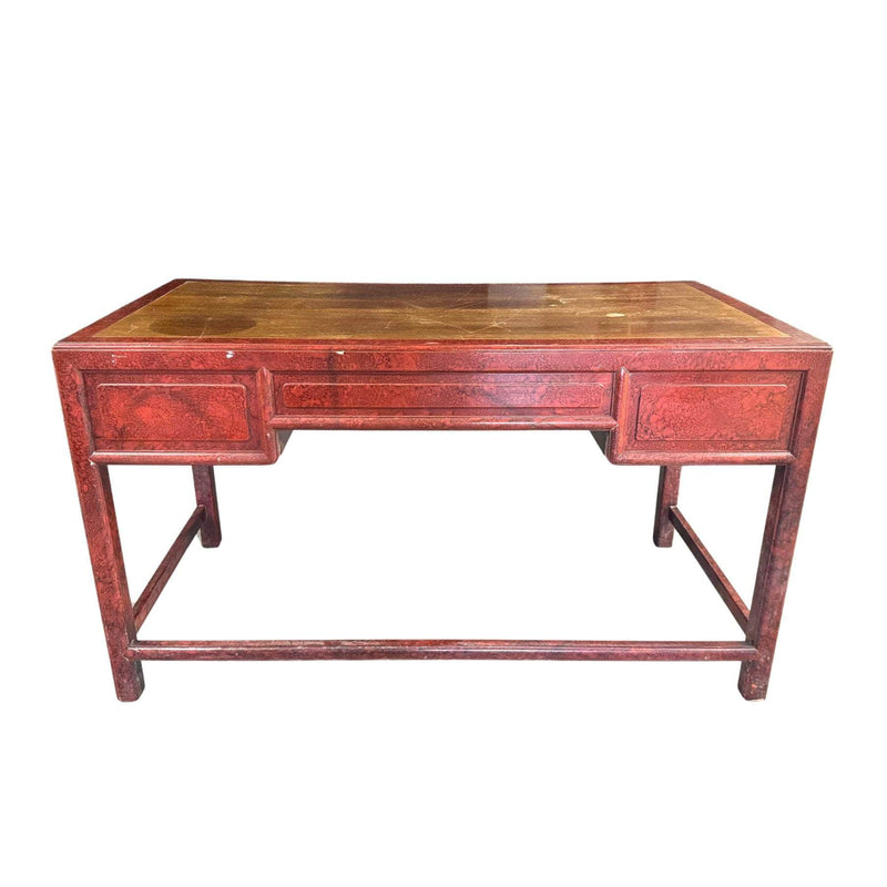 Desk Henredon Chinoiserie Desk - Custom Lacquered The Resplendent Crow