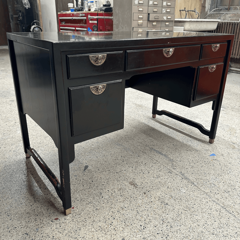 Desk Vintage Century Desk - Custom Lacquered The Resplendent Home