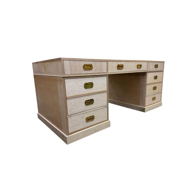 Desks Executive Campaign Desk - Lacquered The Resplendent Crow