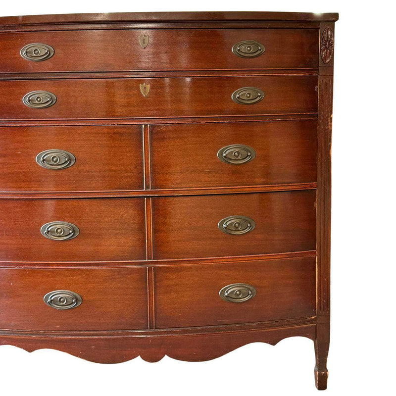 Dressers 5-Drawer Tallboy - Custom Lacquered The Resplendent Crow