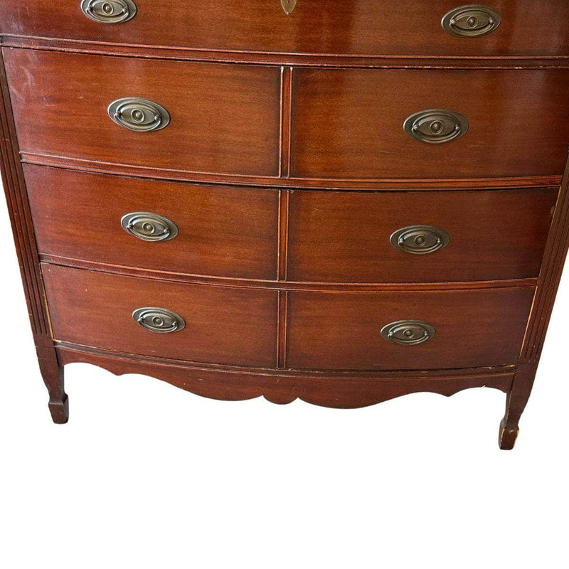 Dressers 5-Drawer Tallboy - Custom Lacquered The Resplendent Crow