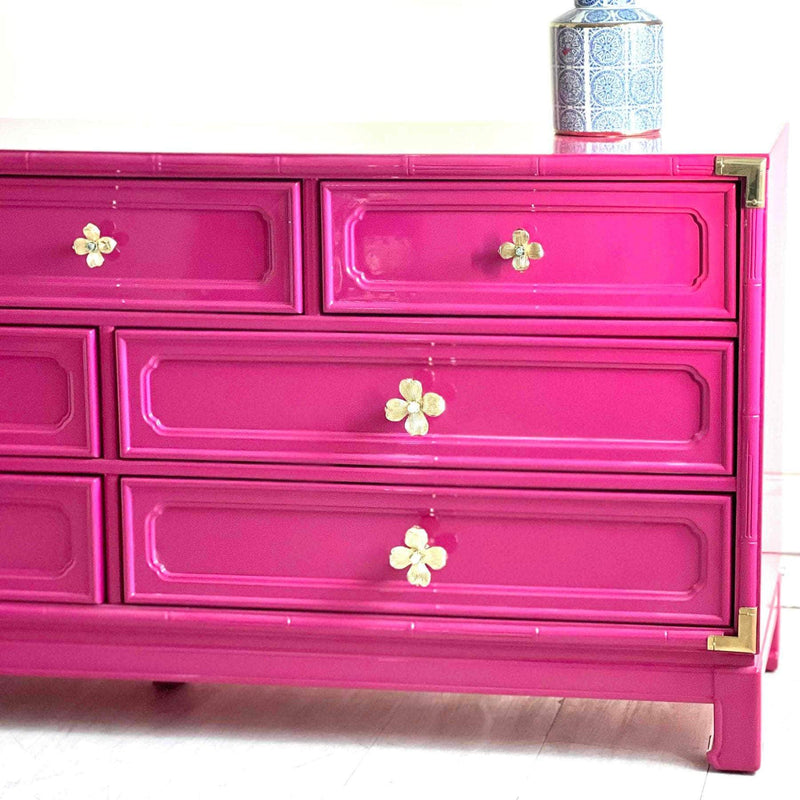 Dressers Chinoiserie Dresser in Ruby - Ready To Ship The Resplendent Crow