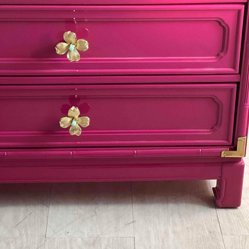 Dressers Chinoiserie Dresser in Ruby - Ready To Ship The Resplendent Crow