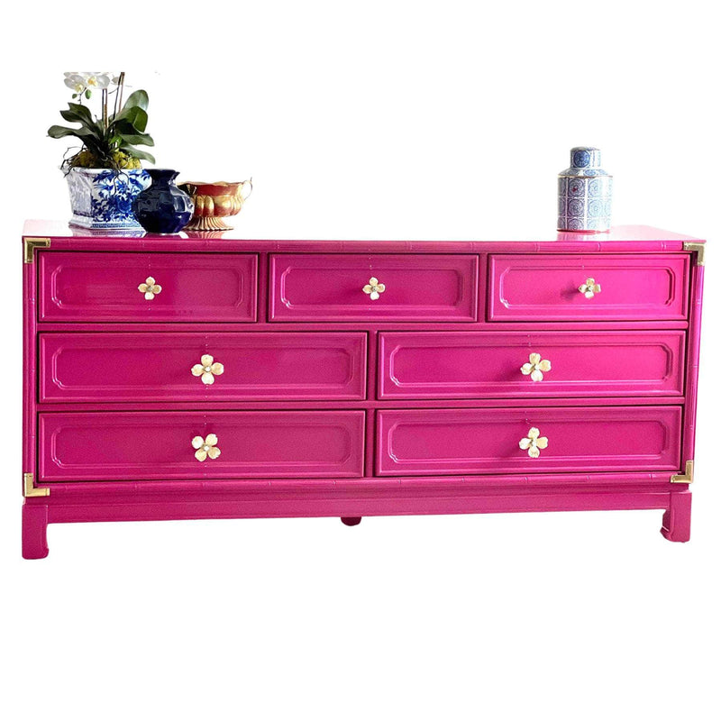 Dressers Chinoiserie Dresser in Ruby - Ready To Ship The Resplendent Crow