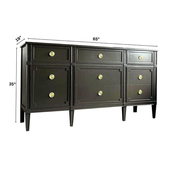 Dressers Emily Traditional Dresser - Lacquered The Resplendent Crow