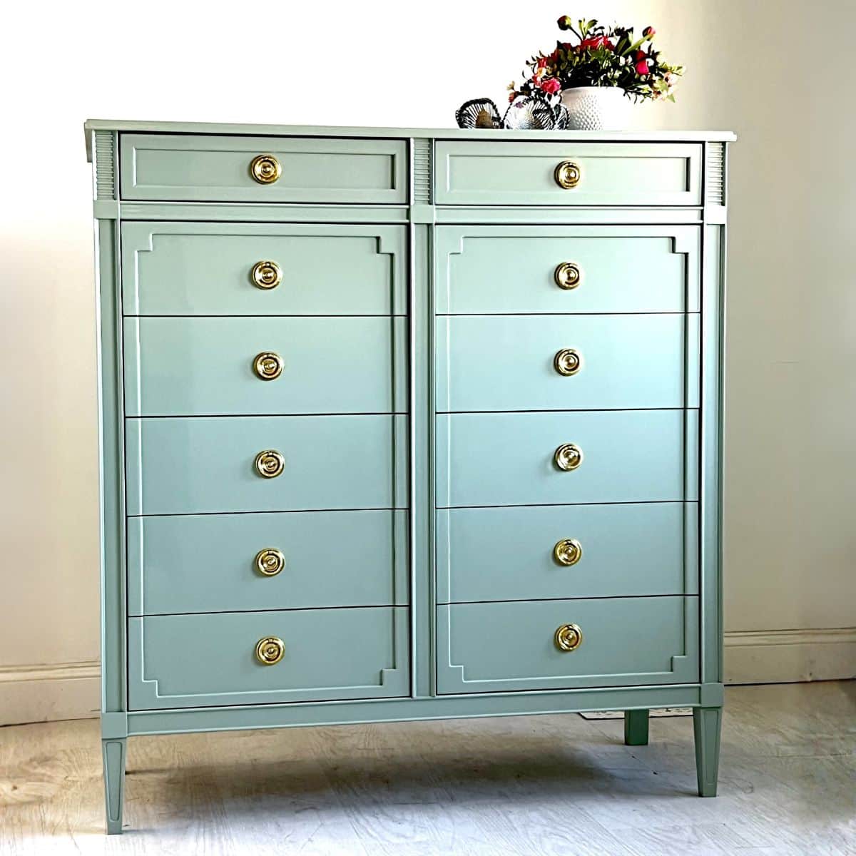 green emerald velvet dress Wilkins Laurel Dresser