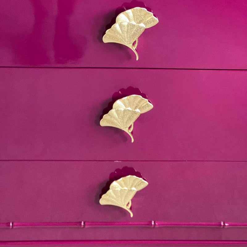 Dressers Lacquered Tallboy in Ruby - Ready To Ship The Resplendent Crow