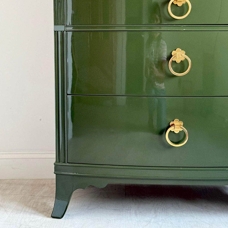 Dressers Olive Green Tallboy - Ready To Ship The Resplendent Crow