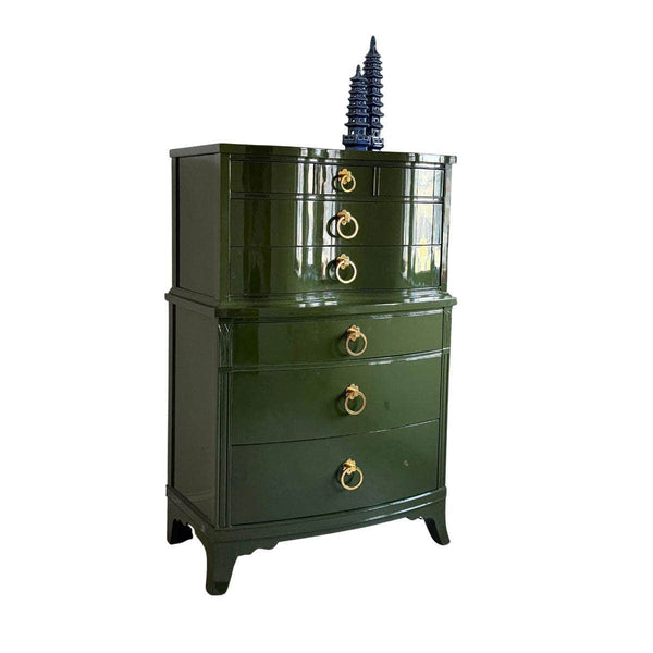 Dressers Olive Green Tallboy - Ready To Ship The Resplendent Crow
