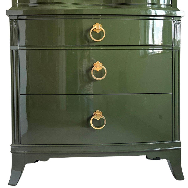 Dressers Olive Green Tallboy - Ready To Ship The Resplendent Crow