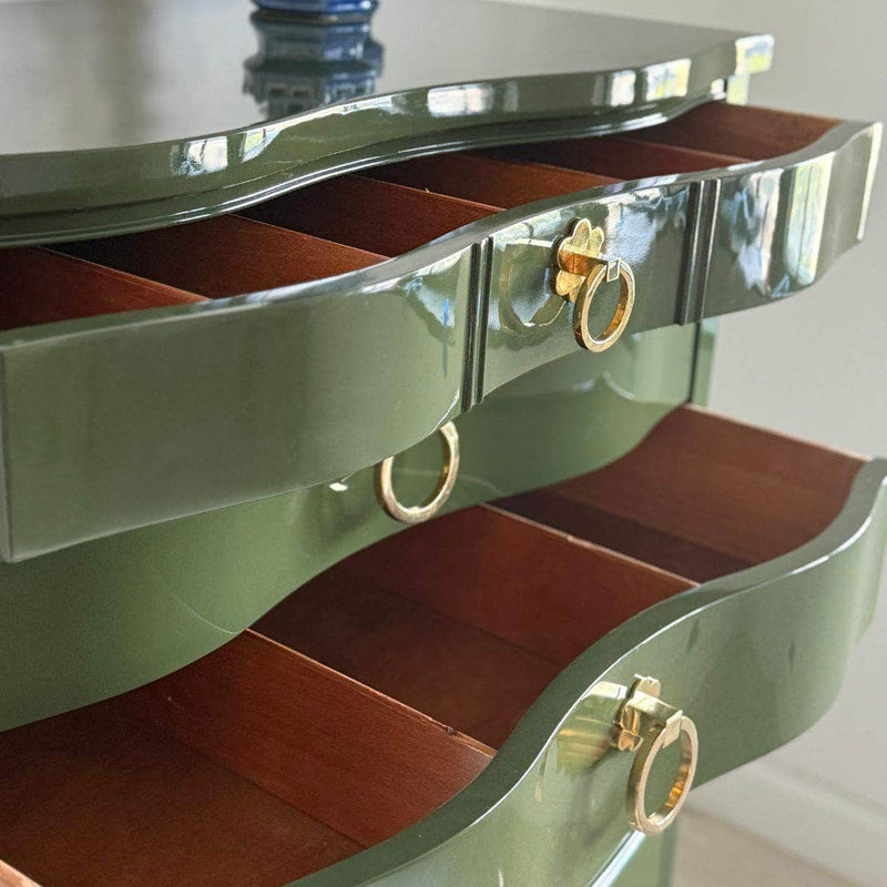 Dressers Olive Green Tallboy - Ready To Ship The Resplendent Crow
