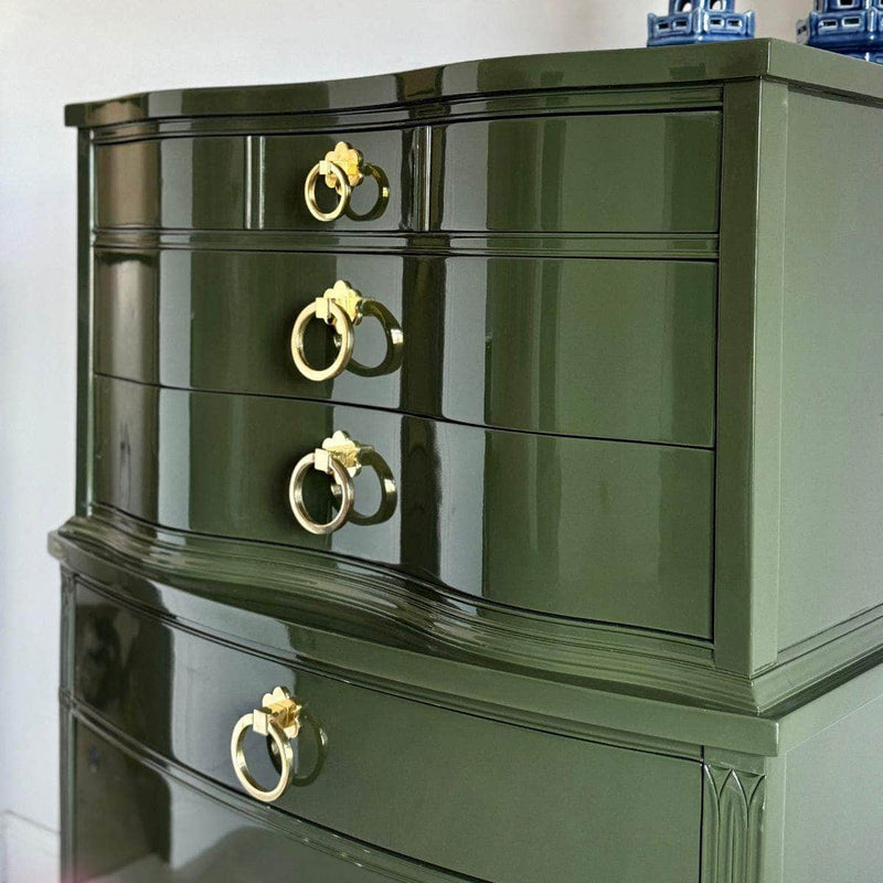 Dressers Olive Green Tallboy - Ready To Ship The Resplendent Crow