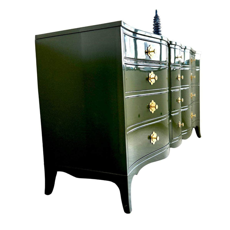 Dressers RWay 12-Drawer Dresser in Olive Green - Ready To Ship The Resplendent Crow