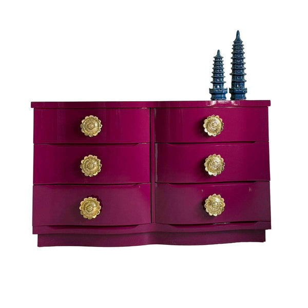 Dressers Six Drawer Dresser in Ruby - Ready To Ship The Resplendent Crow