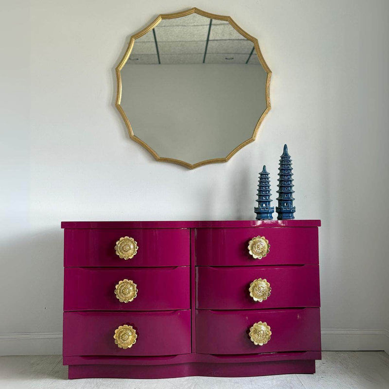 Dressers Six Drawer Dresser in Ruby - Ready To Ship The Resplendent Crow