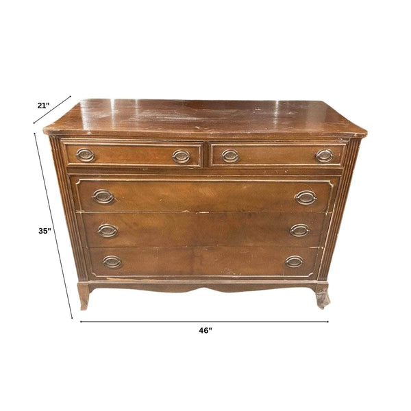Dressers Stunning 6 Drawer Hepplewhite Dresser - Lacquered The Resplendent Crow