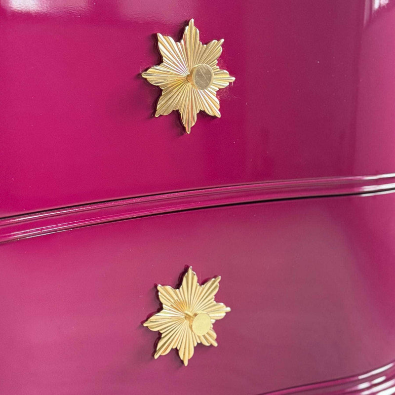 Dressers Tallboy in Ruby - Ready to Ship The Resplendent Crow