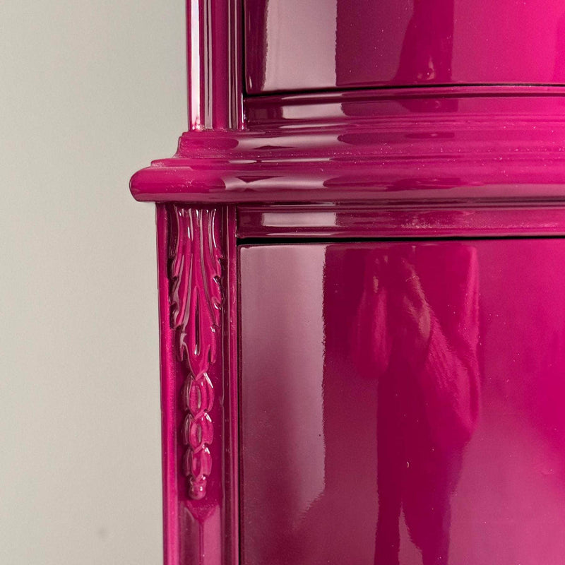 Dressers Tallboy in Ruby - Ready to Ship The Resplendent Crow
