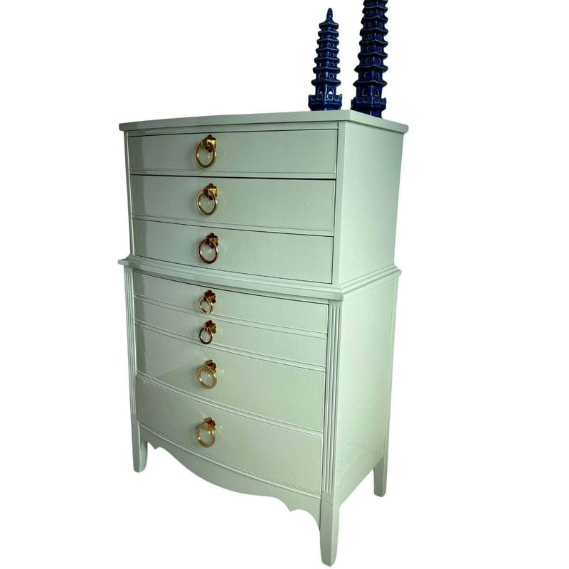 Dressers Tallboy in Soft Green - Ready To Ship The Resplendent Crow