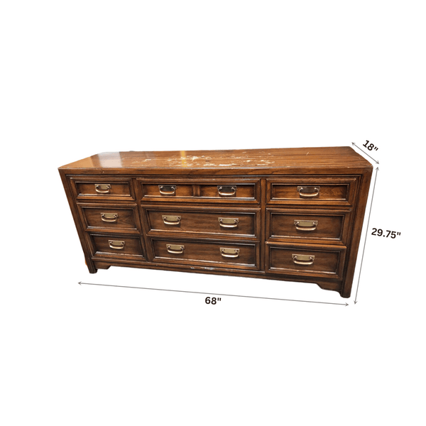 Dressers Thomasville Campaign Dresser - Custom lacquered The Resplendent Home
