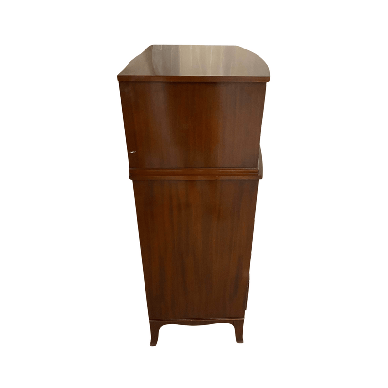 Dressers Vintage Curved Tallboy - Custom Lacquered The Resplendent Home