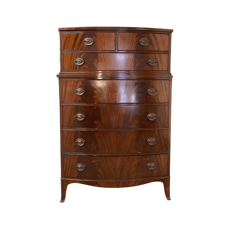 6 Drawer Vintage Curved Tallboy 6 Drawer Vintage Curved Tallboy