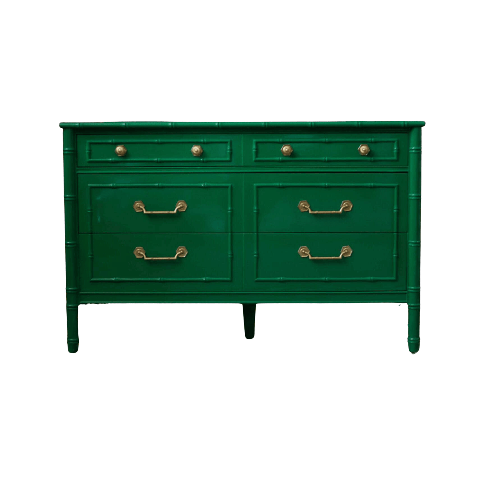Vintage Thomasville Allegro Faux Bamboo Dresser
