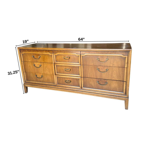 Drexel 9-Drawer Dresser - Custom Lacquered The Resplendent Crow