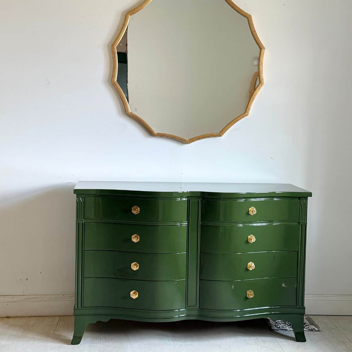 army green dresser Drexel Serpentine in Olive Satin and lace maxi Kids shouldnt play on INV-2339 Color:Summer White/Almond Nude