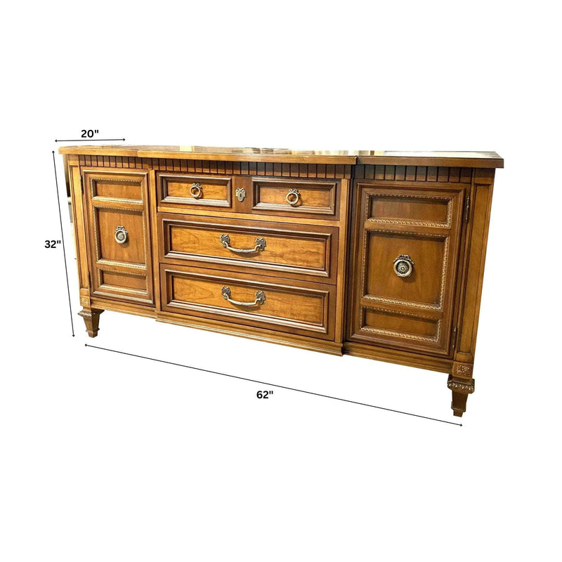 Elegant Traditional Buffet - Lacquered The Resplendent Crow