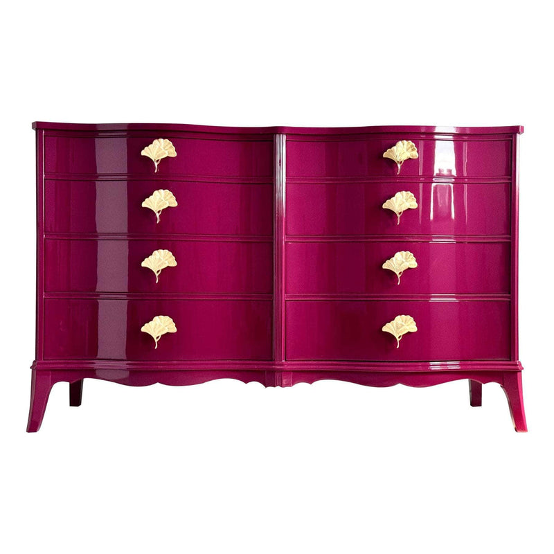 Extra Tall 8 Drawer Dresser in Ruby The Resplendent Crow