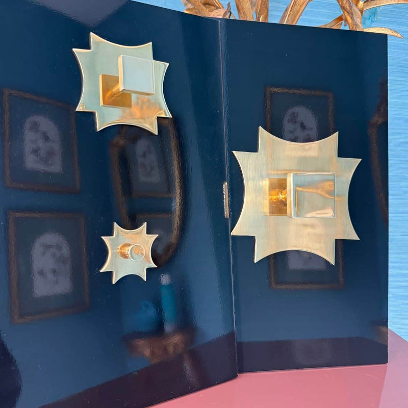 Hardware Brass Backplate Maltese Cross The Resplendent Crow