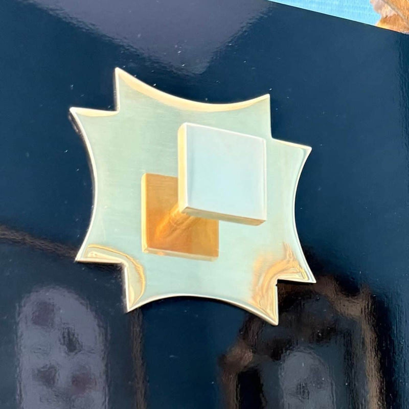 Hardware Brass Backplate Maltese Cross The Resplendent Crow