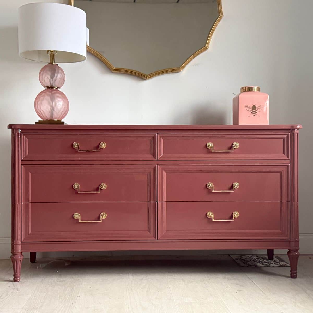 Henredon Dresser in Brownish Pink