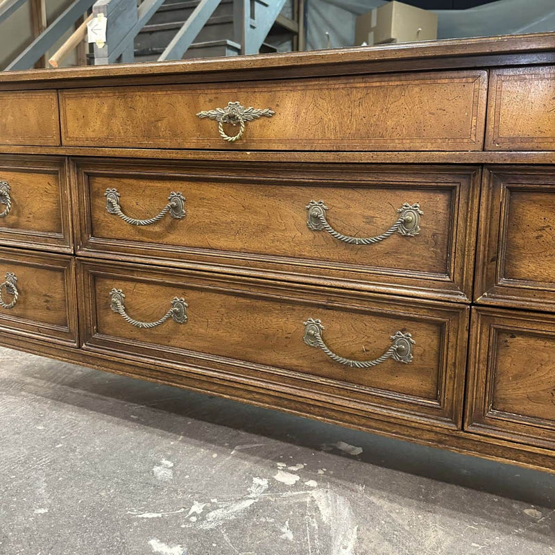 gold antique dresser Henredon Traditional vintage antique dresser