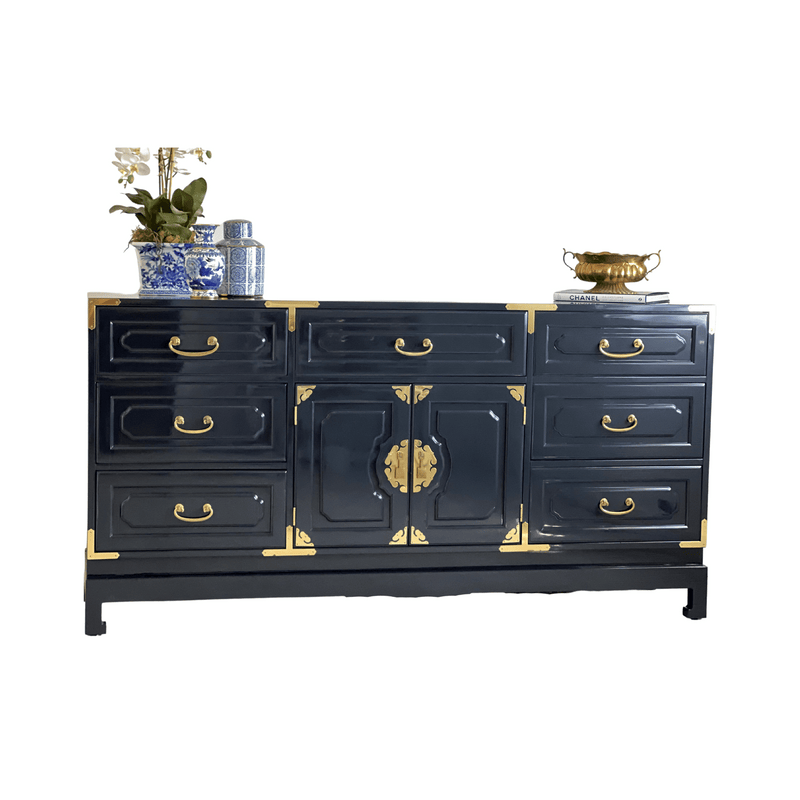 Hollywood Regency Dresser - Custom Lacquered The Resplendent Home