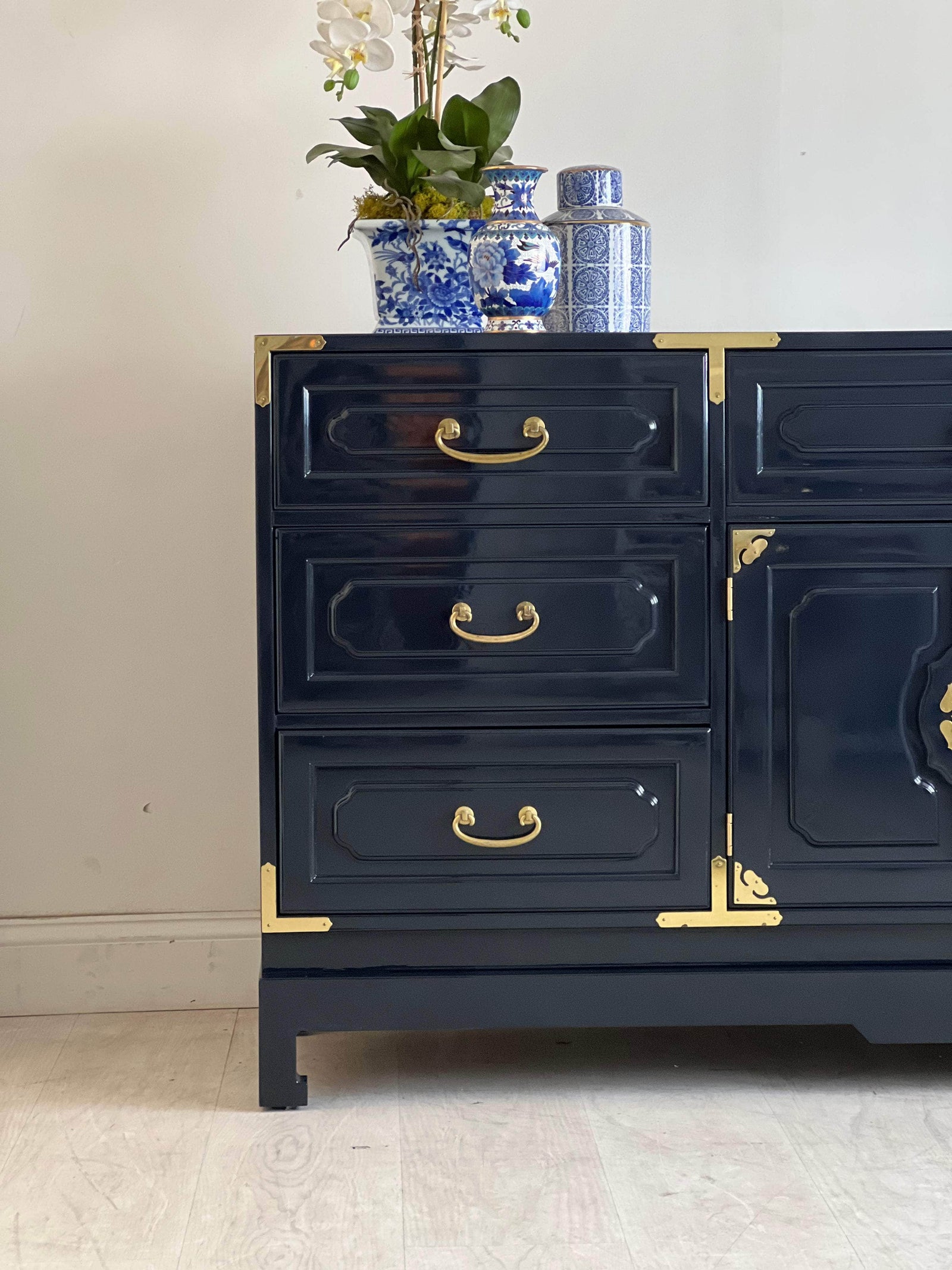 Hollywood Regency Dresser - Custom Lacquered