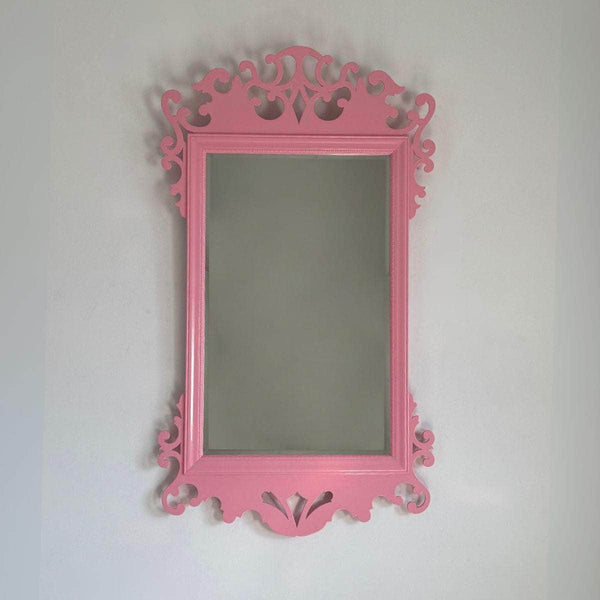 Mirrors Vintage Chippendale Mirror - Custom Lacquered The Resplendent Crow