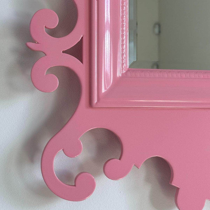 Mirrors Vintage Chippendale Mirror - Custom Lacquered The Resplendent Crow