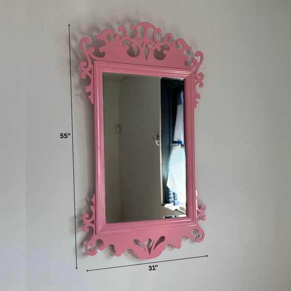 Mirrors Vintage Chippendale Mirror - Custom Lacquered The Resplendent Crow