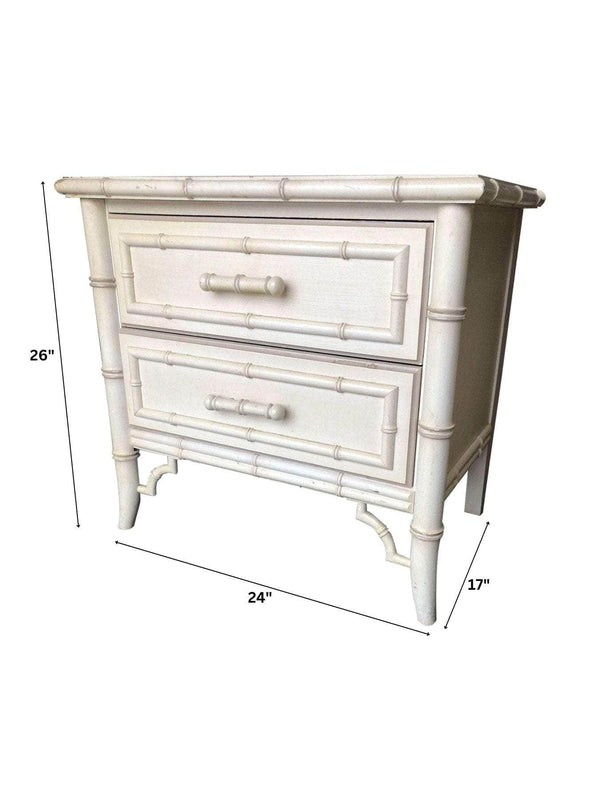 Nightstands Vintage Dixie Aloha Nightstands - Lacquered The Resplendent Crow
