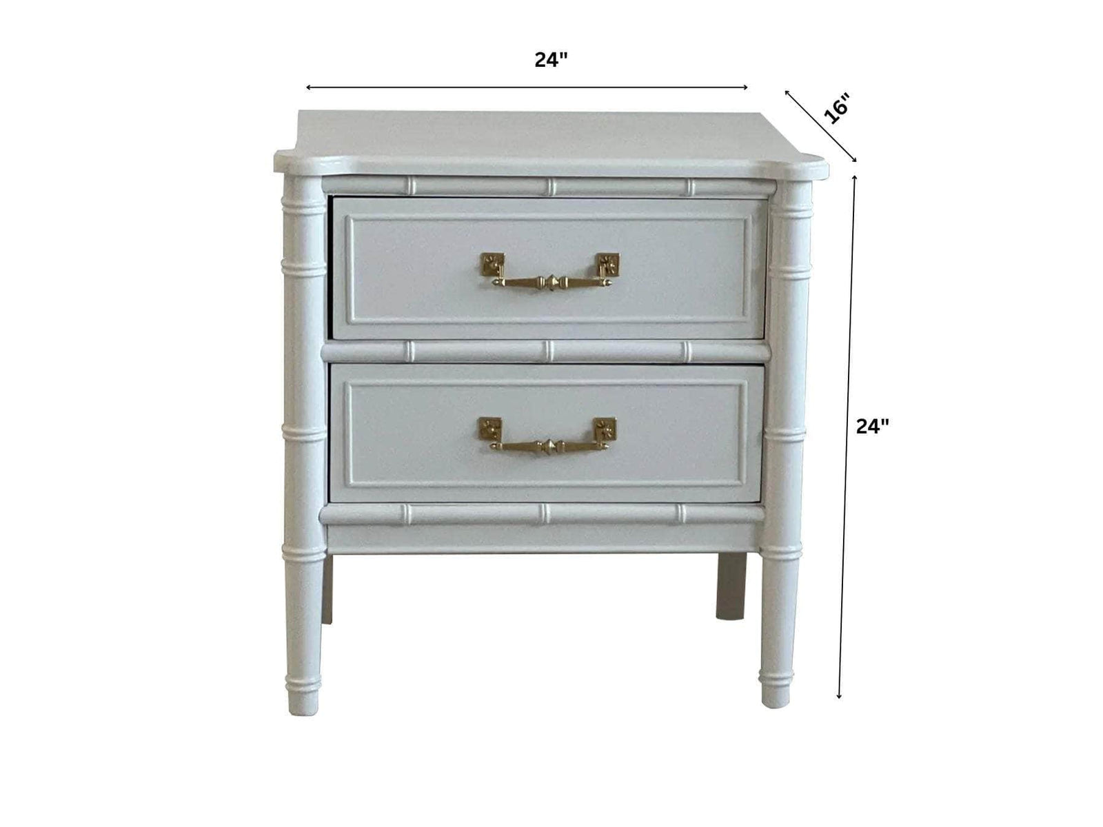 Vintage Pair of Henry Link Bali Hai Nightstands