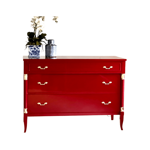 Pair of Traditional Dressers- Custom Lacquered The Resplendent Home