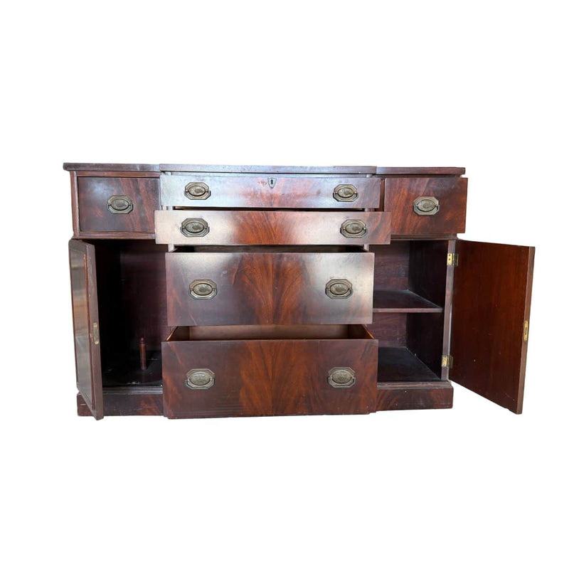 Petite Traditional Buffet - Custom Lacquered The Resplendent Crow
