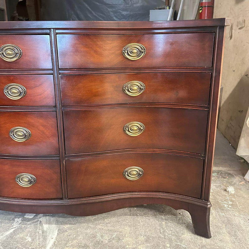 Serpentine 12-Drawer Dresser - Custom Lacquered The Resplendent Crow